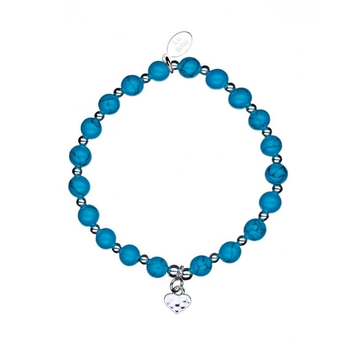 Turquoise Sky Stacking Bracelet for wholesale by Lu Bella