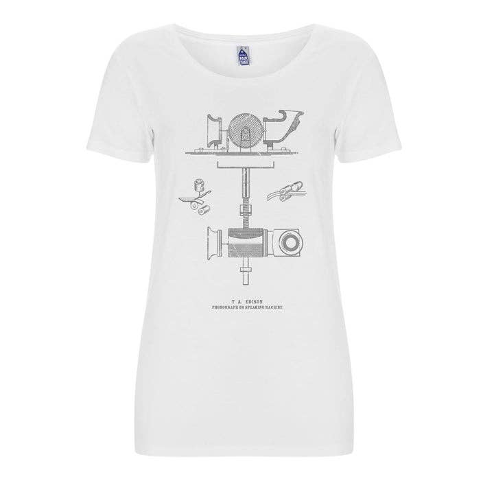 Dame Edison T-Shirt for engroshandel hos Audio Architect Apparel