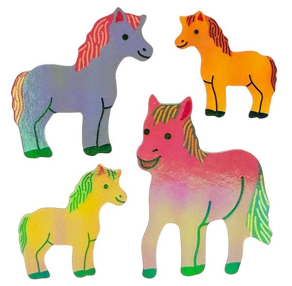 Sticker Garden - Wholesale Sticker - Kids & Baby - Jewel Colourful Ponies Children's Stickers1