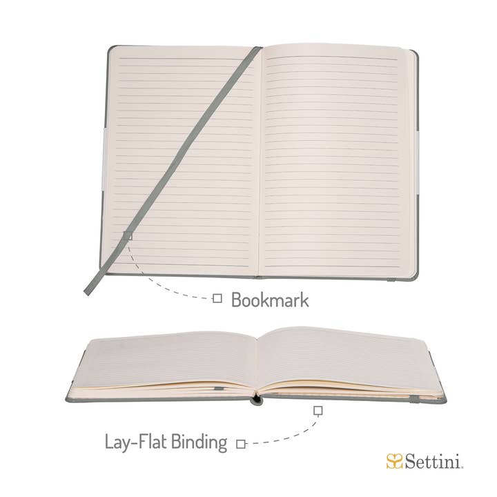 Settini – Diário por atacado – Diário de capa dura Settini Classic - Cinza4
