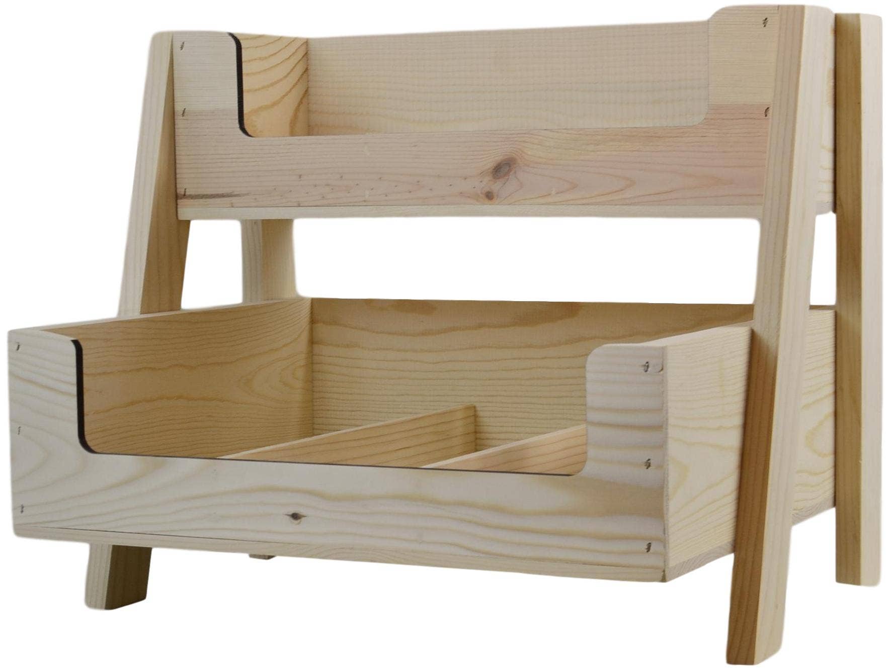 Poole & Sons Inc. - Wholesale Retailer Display Stand/Case - Wooden 2-Tier Counter Display (One)3