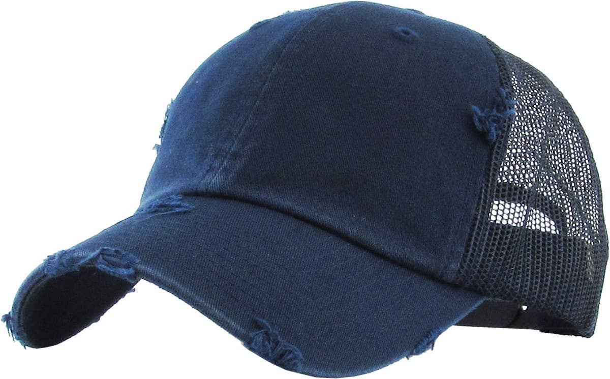 KBETHOS – Großhandel Basecap – Unisex – Vintage-Trucker-Cap mit Mesh-Einsätzen28