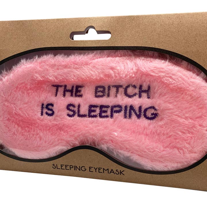The Diabolical Gift People - Novelty Gifts, Mother's Day - Wholesale Sleep/Eye Mask - Eye Mask - The Bitch Is Sleeping, Valentine's Day, Novelty Gifts