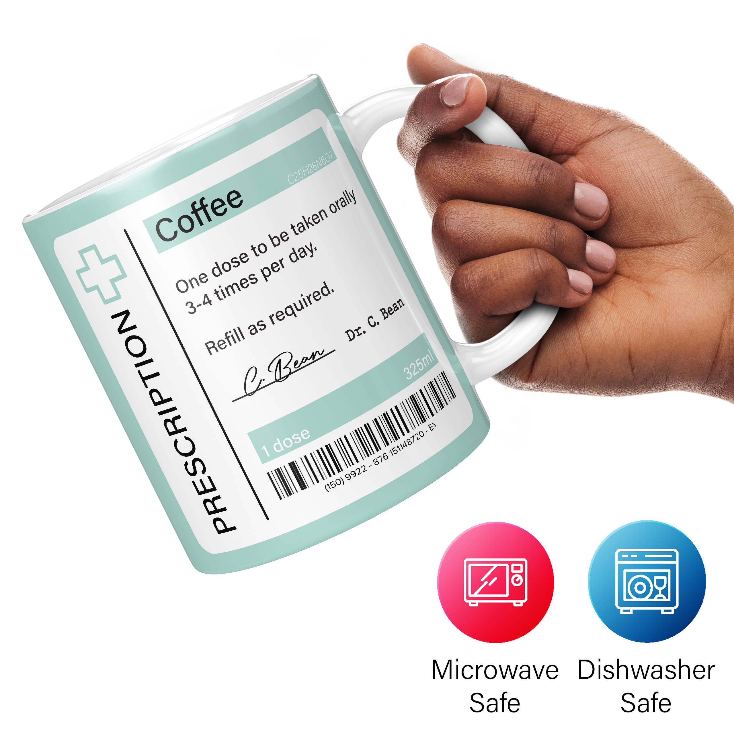 Mug Monster – wholesale Kaffekoppar – Kaffe receptbelagd mugg rolig present till apotek/apotek10