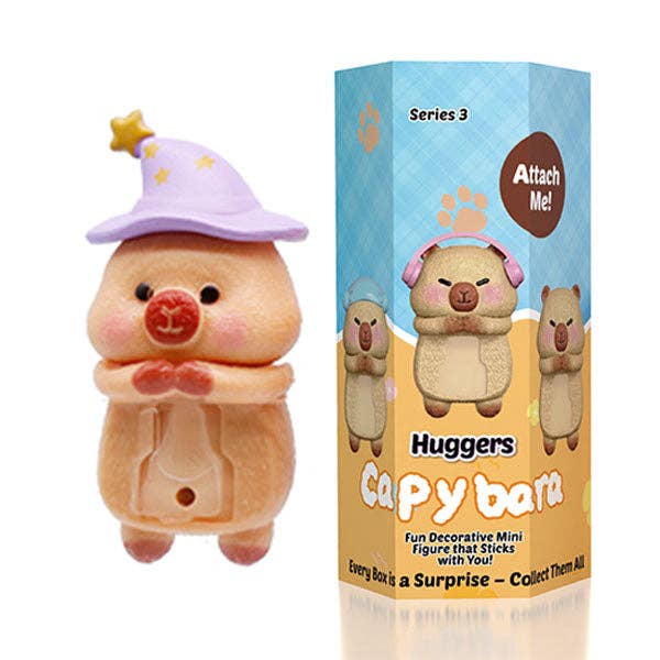 Showcase - Wholesale Figurine Toy - Kids - Capybara Huggers: The Phone Hugging Animals Series 3 Collectable Figurine Blind Bag (1pc)2