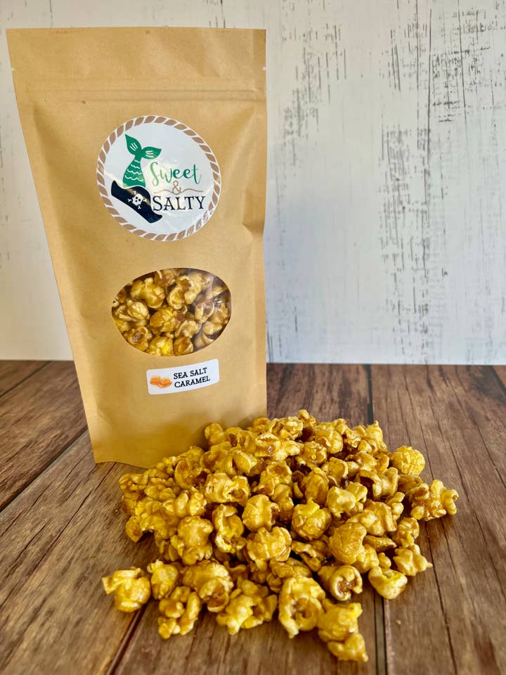 Sea Salt Caramel for wholesale by Sweet and Salty Popcorn