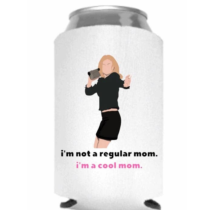 Cool mom Can sleeve available in slim can and 12 oz Mean girls Can cooler Can sleeve Slim cans for wholesale by Kelabels