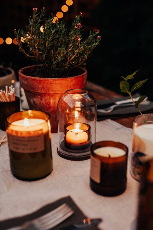 Old Green - Wholesale Candle holder - Classic Clear Dome