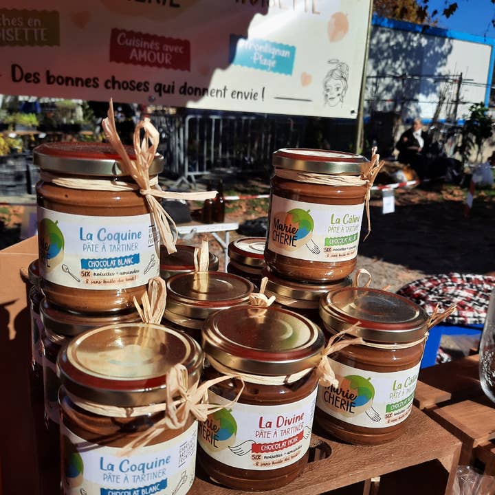 Marie CHERIE - Wholesale Nut butter - “La Coquine” spread paste/White chocolate/215g2