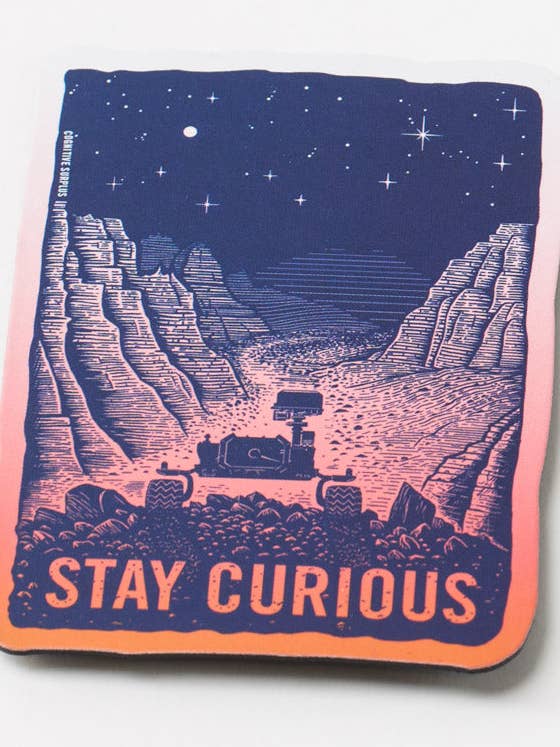 Imán "Stay Curious" (Caja de 6) para venta al por mayor de Cognitive Surplus