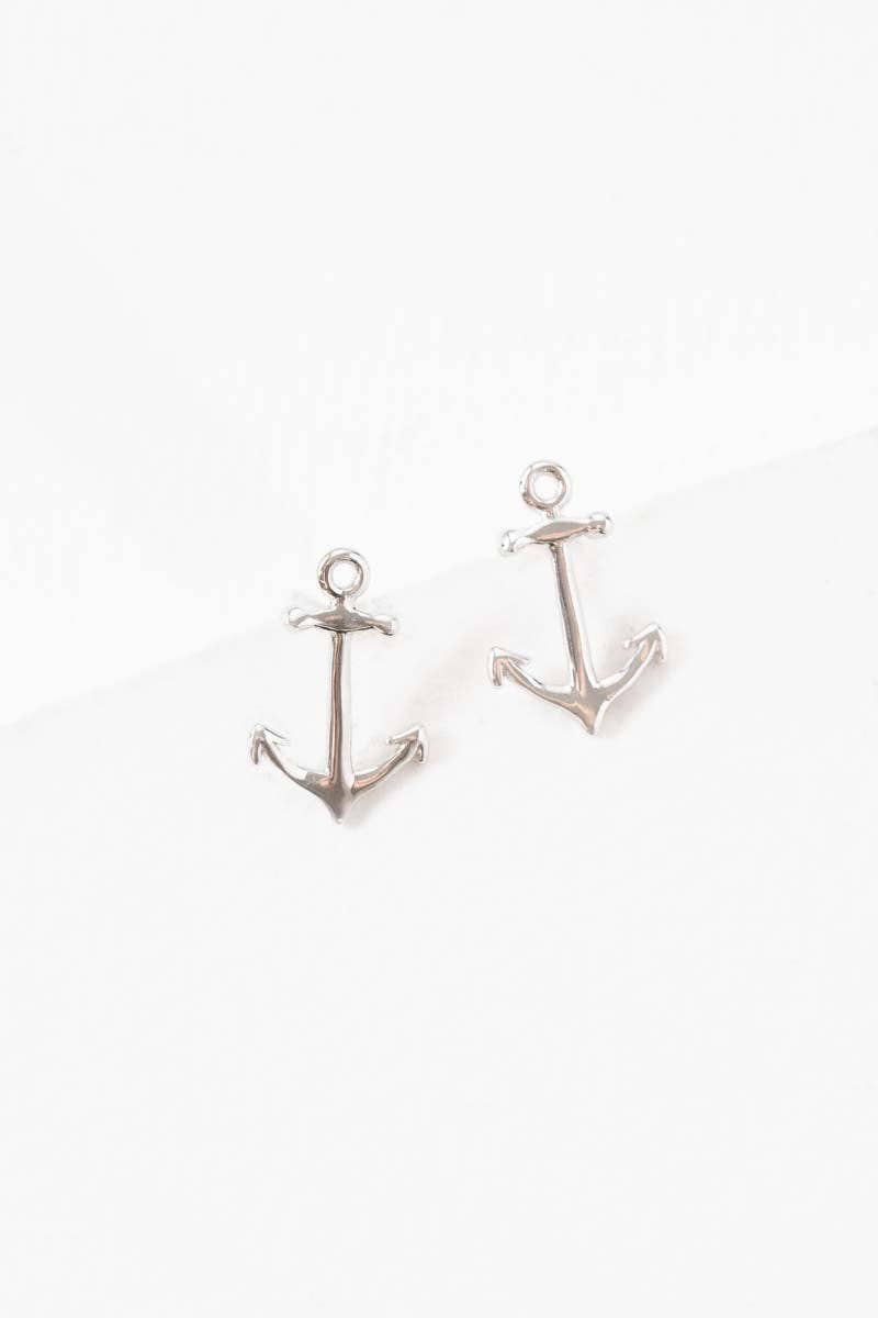 Lovoda - Wholesale Stud/Post Earrings - Anchor Earrings (18K Rose & 24K Gold)3
