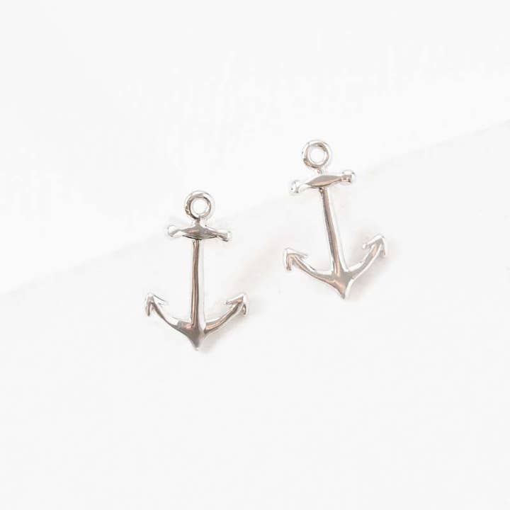Lovoda - Wholesale Stud/Post Earrings - Anchor Earrings (18K Rose & 24K Gold)8