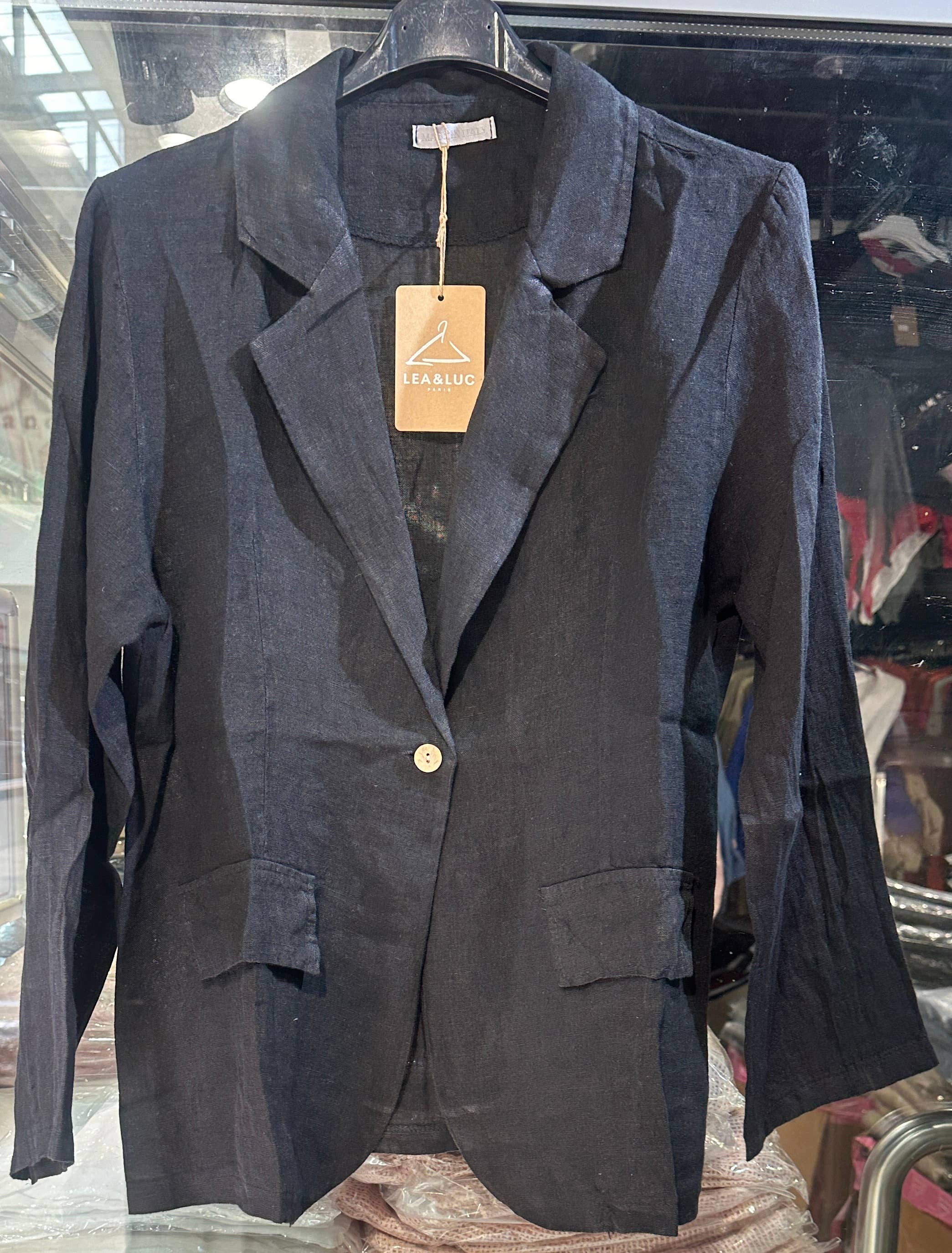 LÉA & LUC - Wholesale Jacket - Women's - 100% Linen Jacket REF. 345518