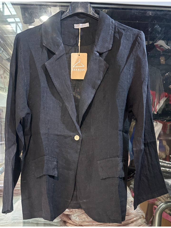 LÉA & LUC - Wholesale Jacket - Women's - 100% Linen Jacket REF. 345518