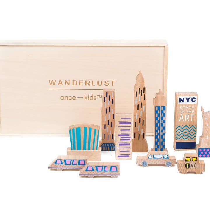 Once Kids - Wholesale Wood Toy - Kids - Wanderlust NEW YORK *Original packaging*2
