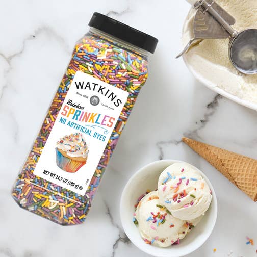 The Watkins Co. - Wholesale Sprinkles - Rainbow Decorating Sprinkles 24.7 oz4