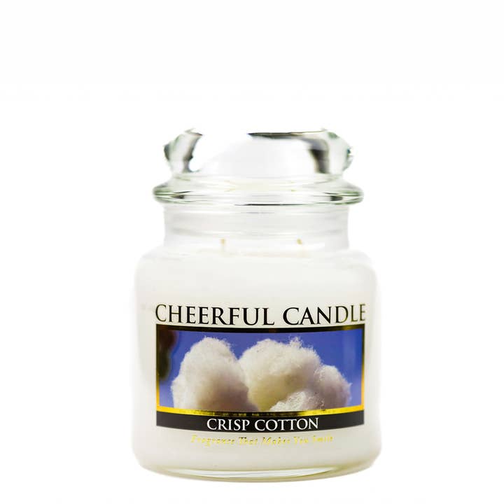 Cheerful Candle (16oz.) – Crisp Cotton for wholesale by A Cheerful Giver
