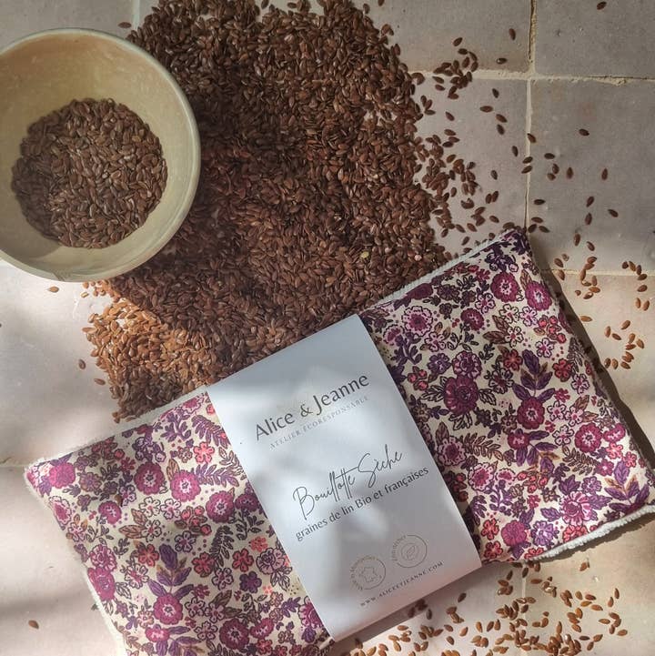 Dry hot water bottle Lily for wholesale by Alice et Jeanne