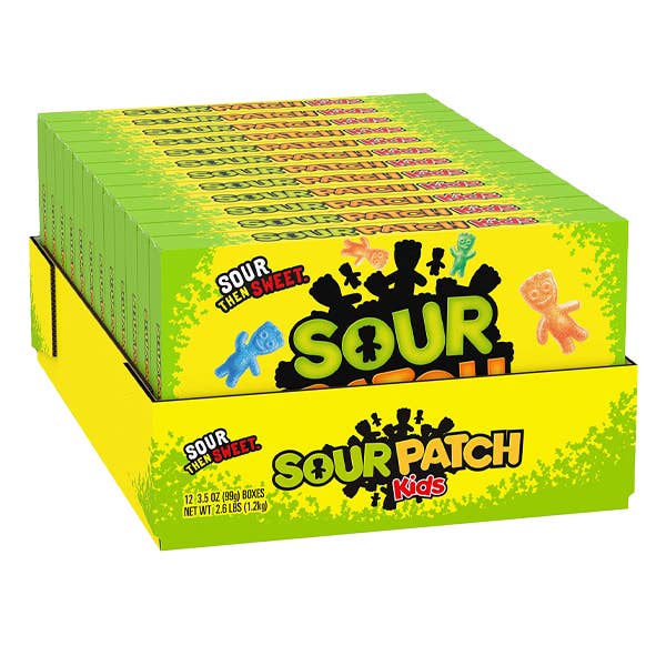 Kelli's - Wholesale Gummy - Theater Box Candy - Sour Patch Kids1
