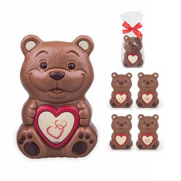 ADG Diffusion - Wholesale Chocolate - CHOCOLATE MOLD BEAR HEART 75g ** BBD 01/15/2026 **2
