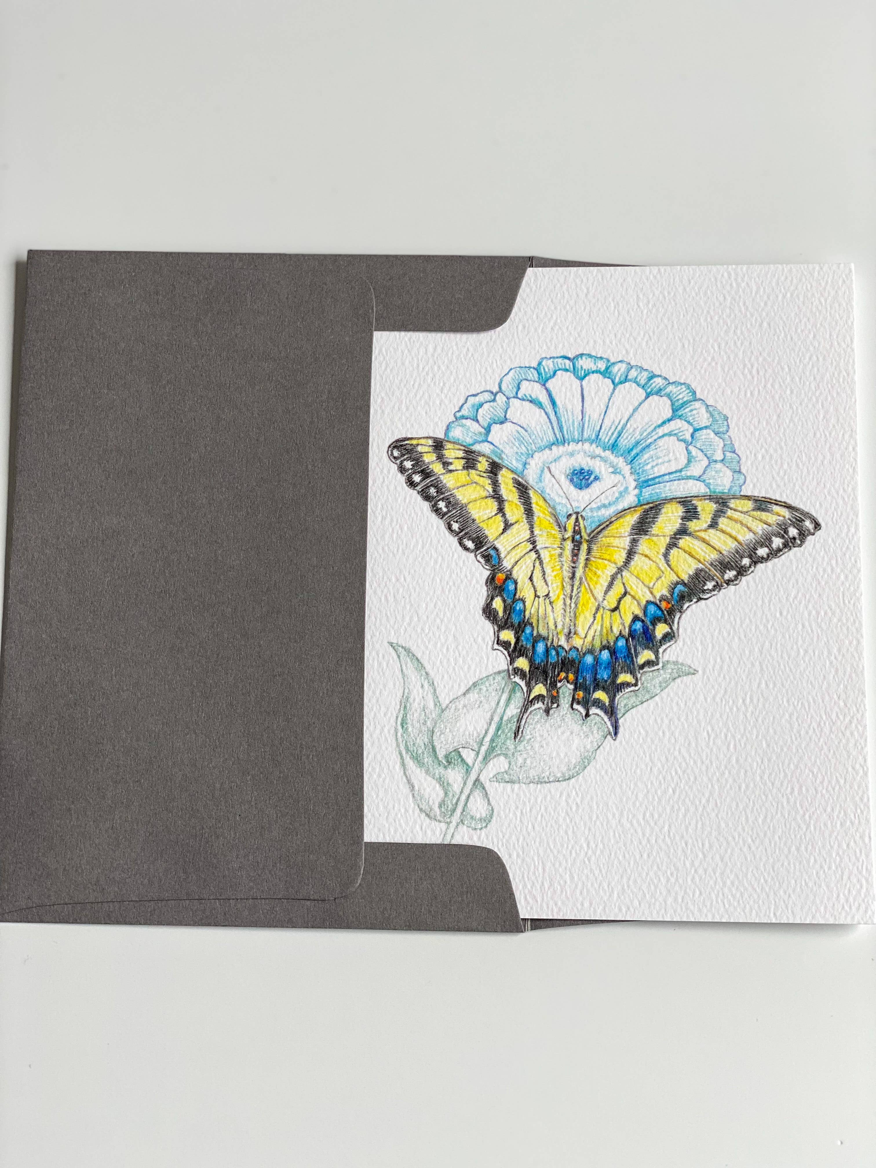 REMOVED BRAND - Wholesale Stationery/Notecard Set - Garden Butterfly - Boxed Set4