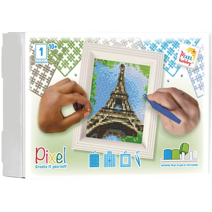 Gør-det-selv Bæredygtig Pixel Klassisk Gavepakke - Eiffeltårnet for engroshandel hos Pixelhobby