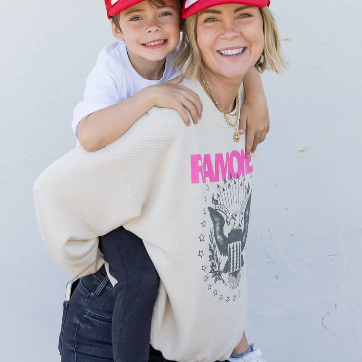 Friday Feelin' - Wholesale Trucker Hat - Unisex - Locals Only Trucker Hat in Red Split5