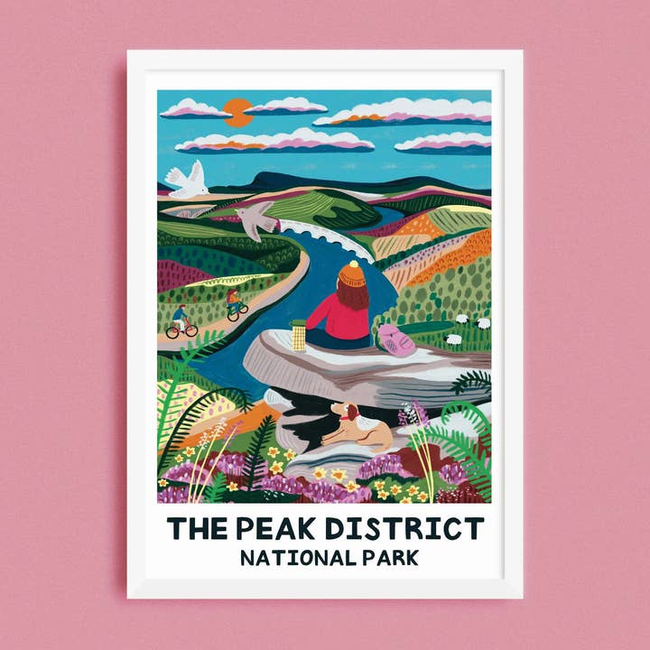 The Peak District National Park Print for wholesale by Lauren Radley