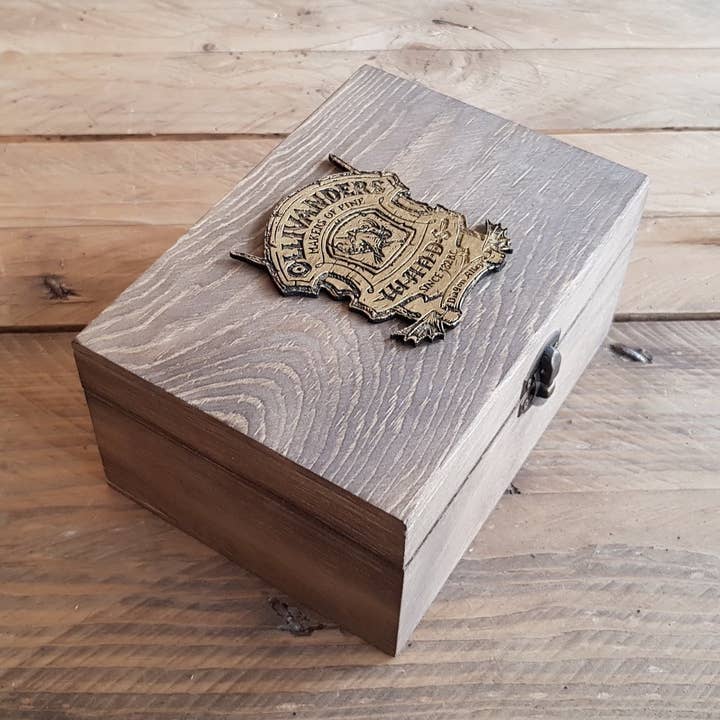 Outcast Props - Wholesale Decorative Box - Wood Potions box OLLIVANDERS.0