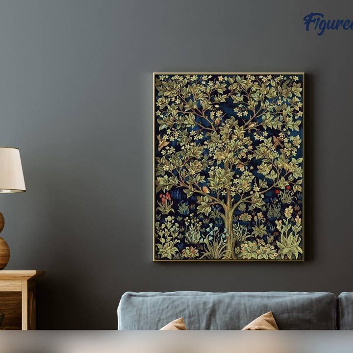 Figured'Art - Wholesale DIY Craft Kit - Paint by numbers Tree during Spring3
