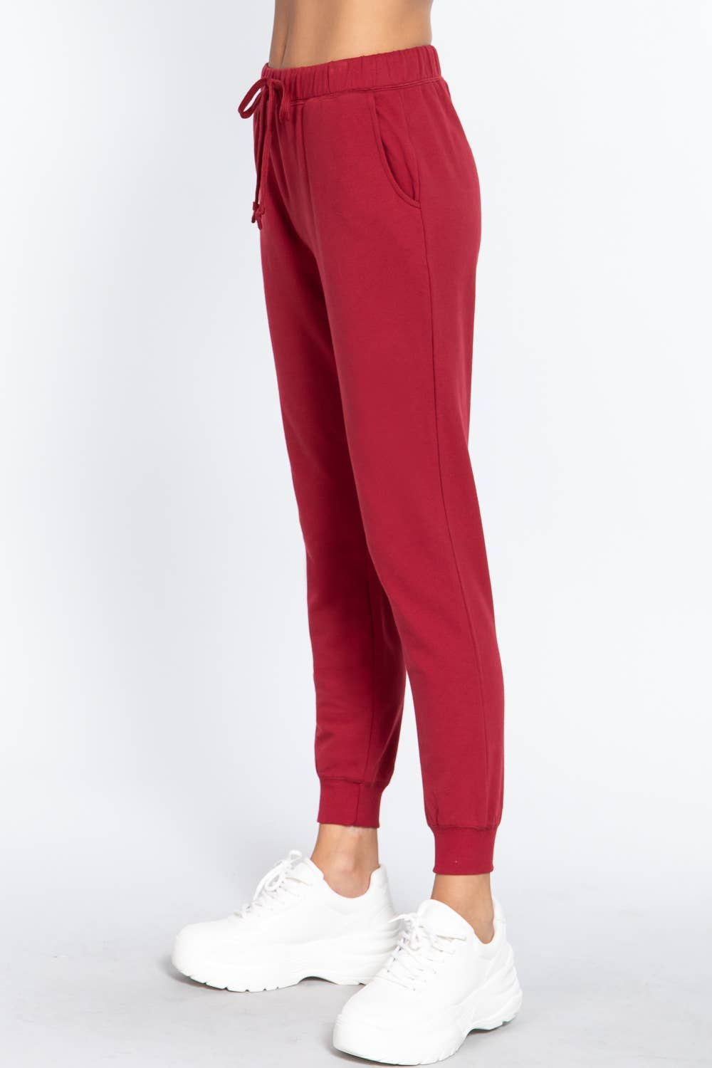 Active Basic | Active USA – calças de treino - Mulher por atacado – Calça jogger francesa Terry22