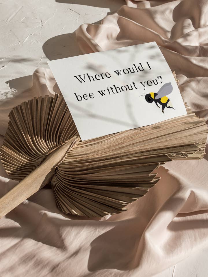 Bee - Postcard for wholesale by Good Love