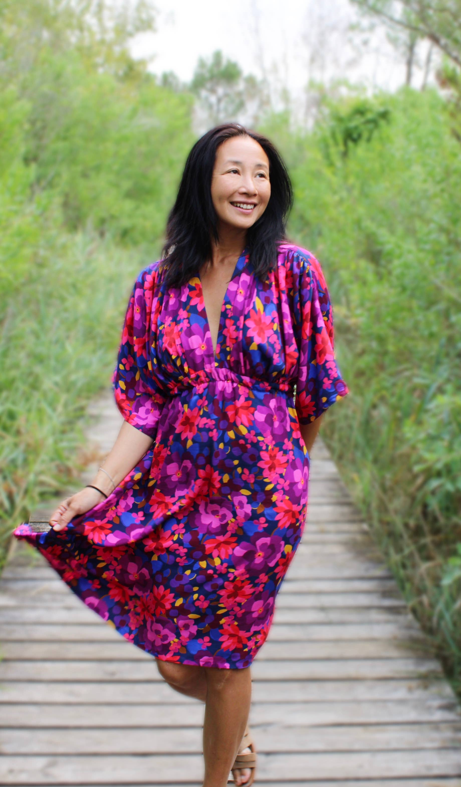 MY DRESS MADE - Wholesale Fabric - EDEN viscose twill fabric - Printed in France1