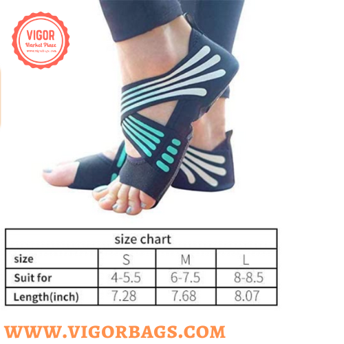 VIGOR - Wholesale Sock Slippers - Women's - Super Light weight Comfortable Yoga Socks Shoes with Grip14