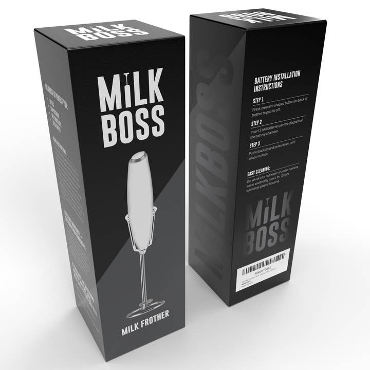 Zulay Kitchen - Wholesale Kitchen Tool/Gadget - Handheld Milk Frother With Holster Stand-Milk Boss