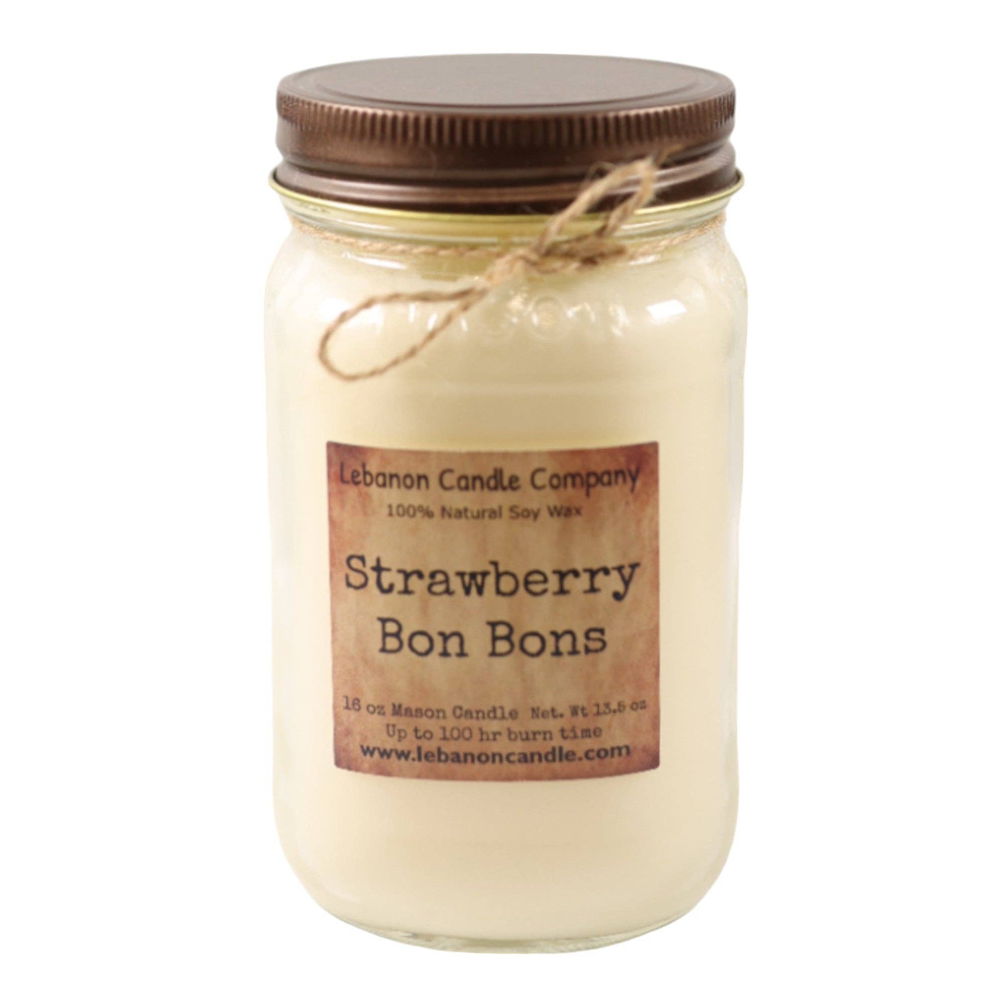 Lebanon Candle Company - Wholesale Jar/Filled Candle - Strawberry Bon Bons Candle0