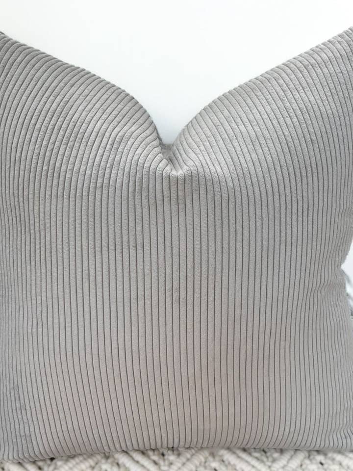 The Couture Cushion - The Grey Carolina - Style No. 40 for wholesale by The Couture Cushion