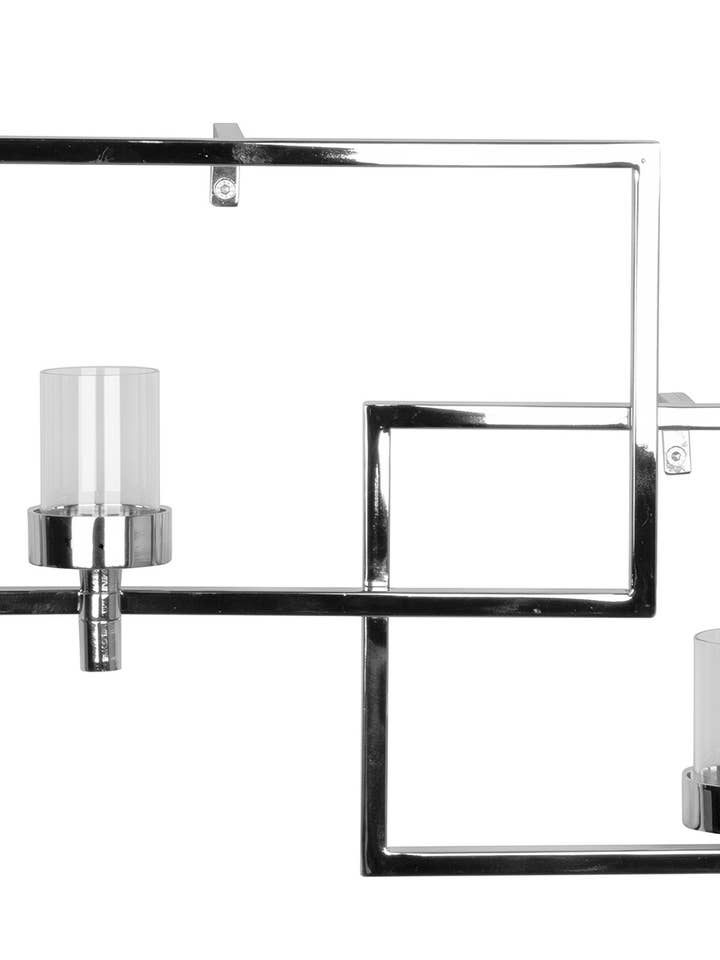 Escala/decoração de parede com vidro, 2flm, vern. /L.42, H.28 por atacado de FINK Living