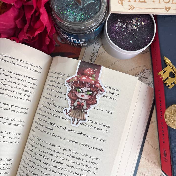 Alsace’s Art - Wholesale Bookmark - Dem, La Brujita Del Bosque - Marcador Magnético Original