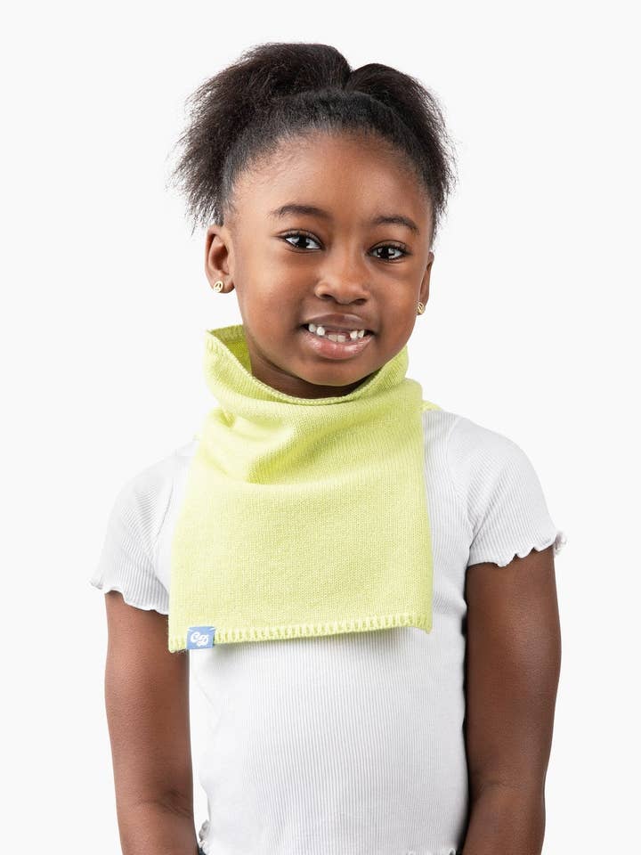 Stan Merino Cashmere Halsvärmare i Lime för wholesale av Chicky Dickies
