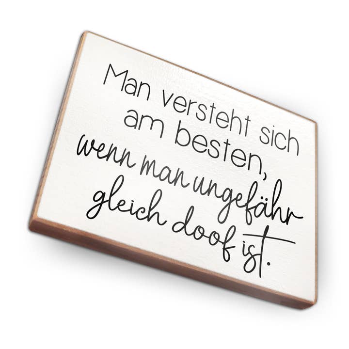 Íman de frigorífico em madeira de faia - Entende-se então em por atacado de wammi