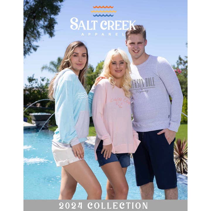 Salt Creek – Engroshandel Sweatshirt - Dame – EC-7NT68 NANTUCKET SWEATSHIRT MED RUND HALS7