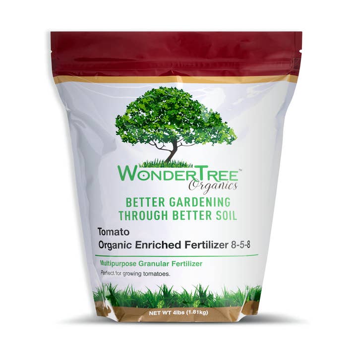 WonderTree Organics Tomato Organic Fertilizer 8-5-8 (4 lb) + Free Shipping for wholesale by WonderTree Organics