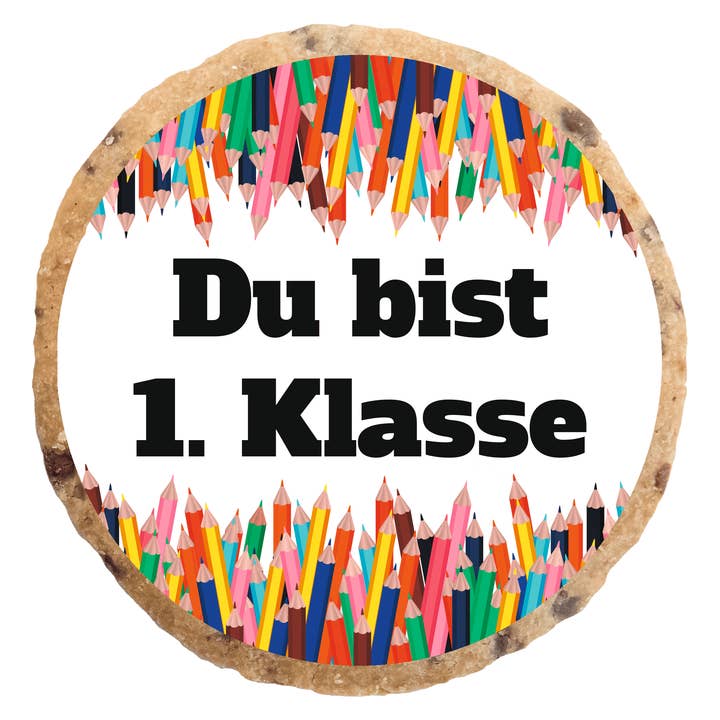 KEKSZauber - Wholesale Chocolate Covered Sweets - You are 1st grade 3 themed cookie