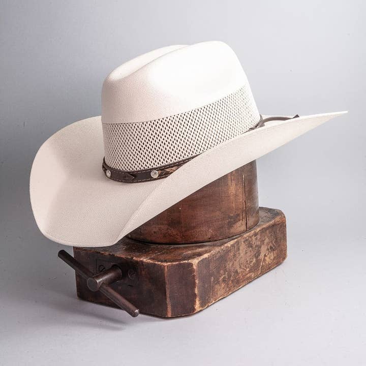American Hat Makers - Venta al por mayor Sombrero cowboy - Unisex - Sombrero Vaquero de Paja - Estilo Austin14