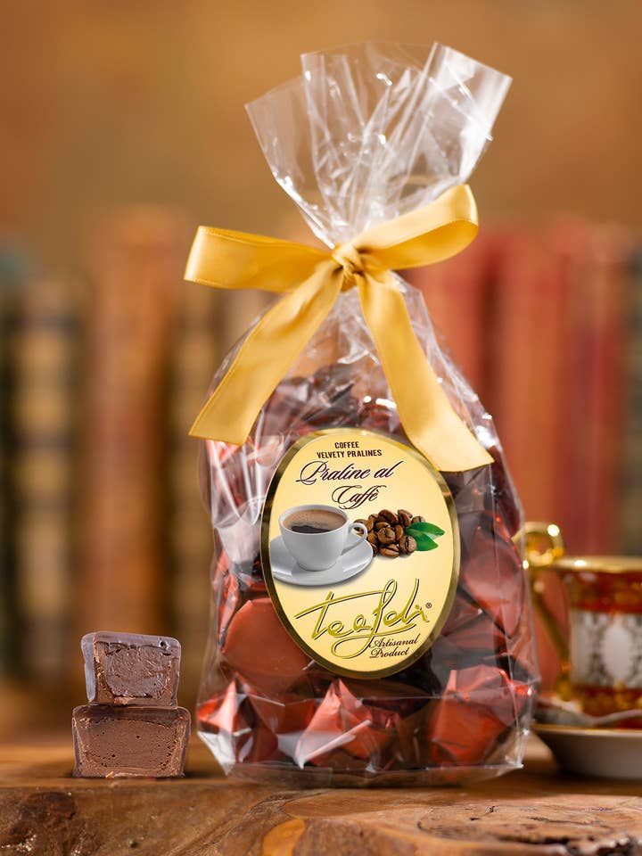 Pralina Al Caffe' 200g per la vendita all'ingrosso da parte di ANTICO PASTIFICIO TEALDI SRL (Tealdi)
