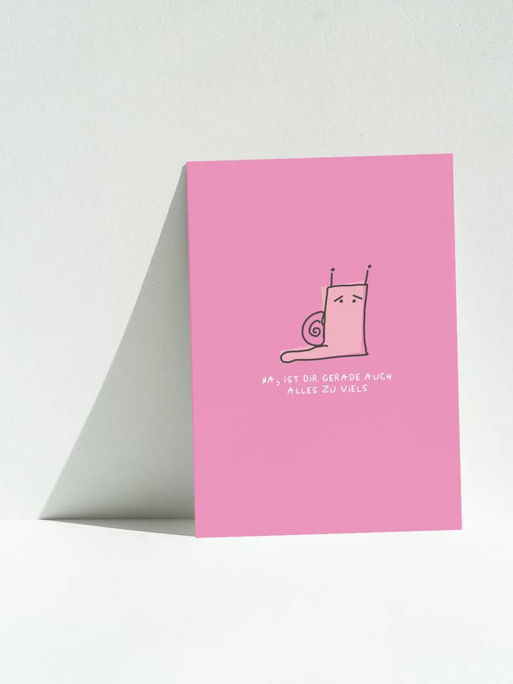 Postcard/ Postcard — Well, is everything too much for you right now? for wholesale by MARI&ANNE