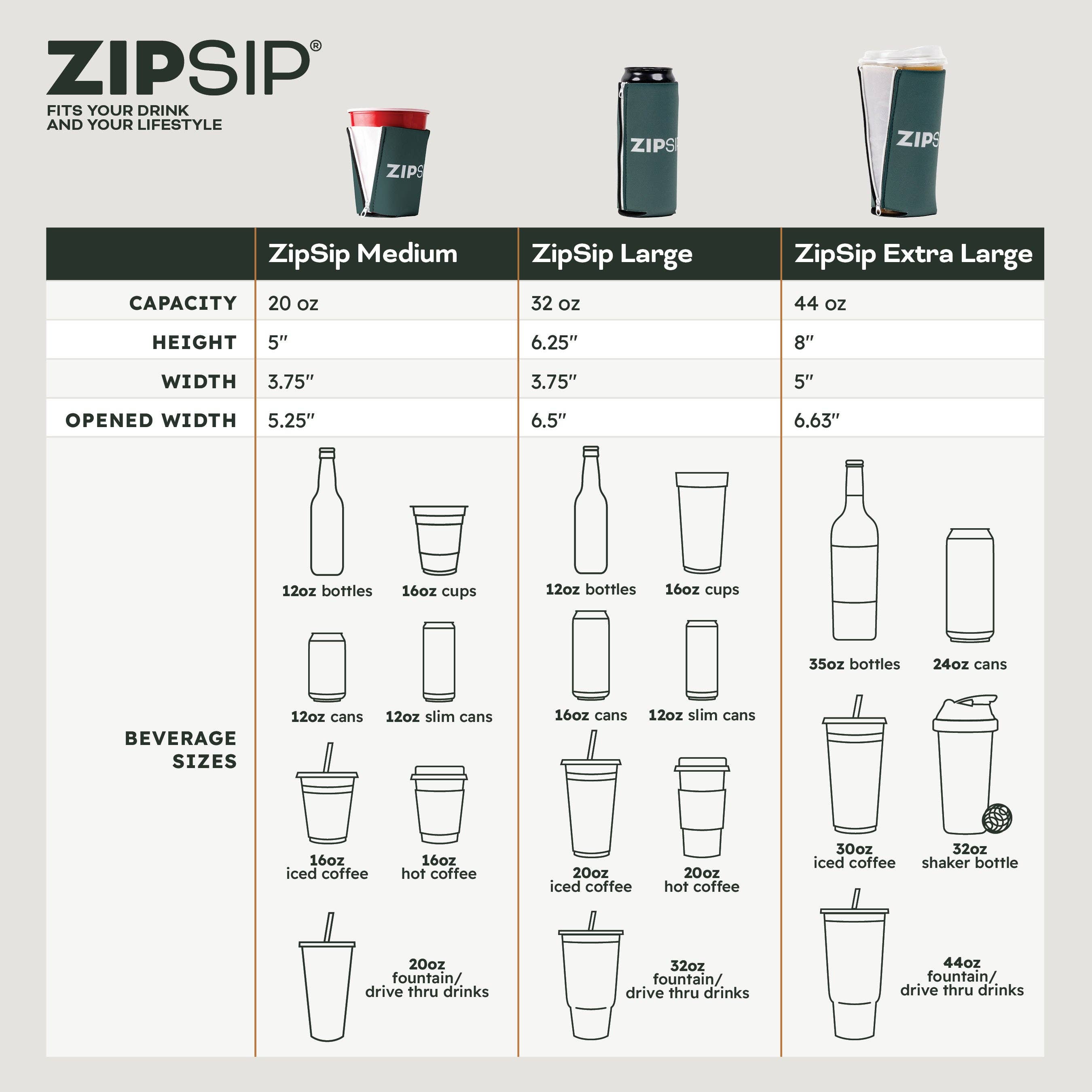 ZipSip - Wholesale Drink Huggers & Koozies - Mossy Oak Bottomland5