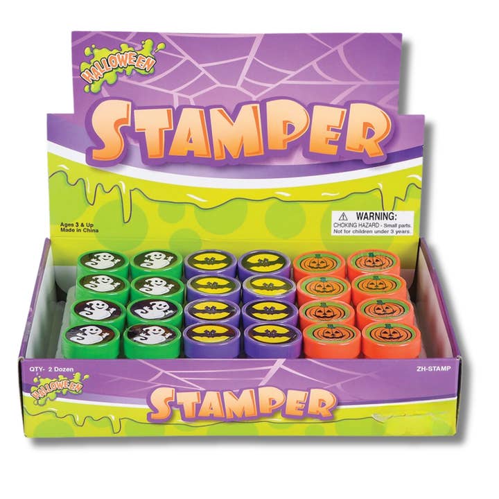 JSBlueRidge Toys - Wholesale Rubber/decorative stamp – Kids & baby - Halloween Stamper For Schooling Kids- Assorted3