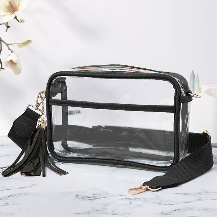 MiMi Wholesale - Wholesale Crossbody Bag - Women's - TG10223 Game Day Clear Crossbody Bag2